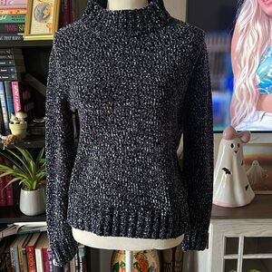 Riveted by Lee size small Blue Pullover Sweater Turtle neck